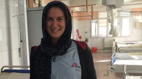 Gynekologen Heather Gottlieb i Afghanistan.